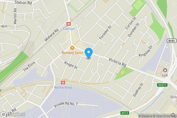 Map location for 4B Bourne Street, Netherfield, Nottingham NG4 2FH
