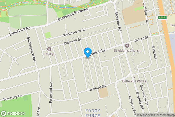 Map location for Barton Avenue, HARTLEPOOL, Cleveland, TS25 5AN