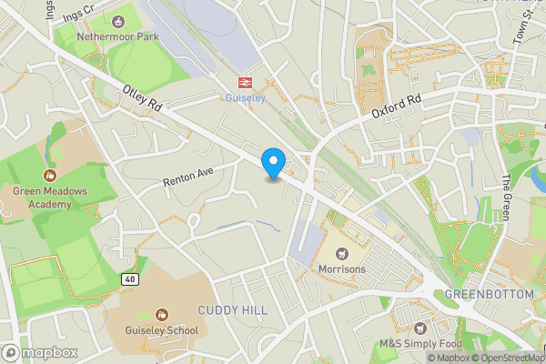 Map location for Domino's, 119 Otley Road, Guiseley, Leeds, West Yorkshire, LS20 8BH