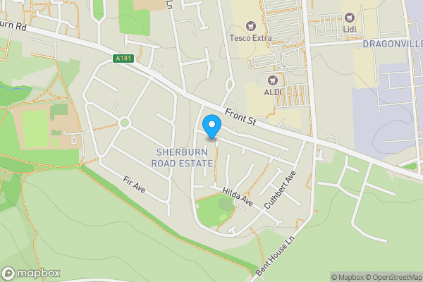 Map location for 9 Habgood Drive, Durham, County Durham DH1 2TN