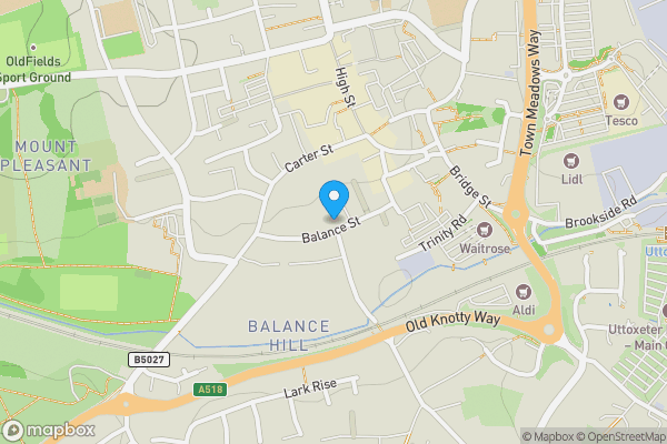 Map location for Former Police Station, 32 Balance Street, Uttoxeter, Staffordshire, ST14 8JE