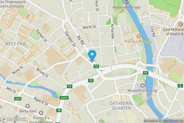 Map location for 85-89 King Street, Derby DE1 3EE