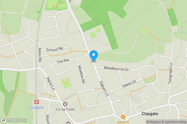 3 titles including land on the west side of Oaken Lane, Claygate, Esher, Surrey, KT10 0SA