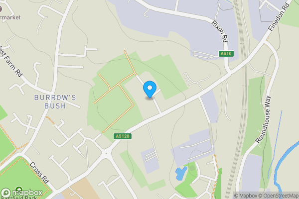 Map location for 7 Hillside Road, Wellingborough, Northamptonshire, NN8 4AW