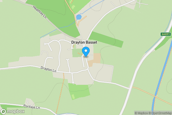Map location for Drayton Lane, TAMWORTH, Staffordshire, B78 3TX