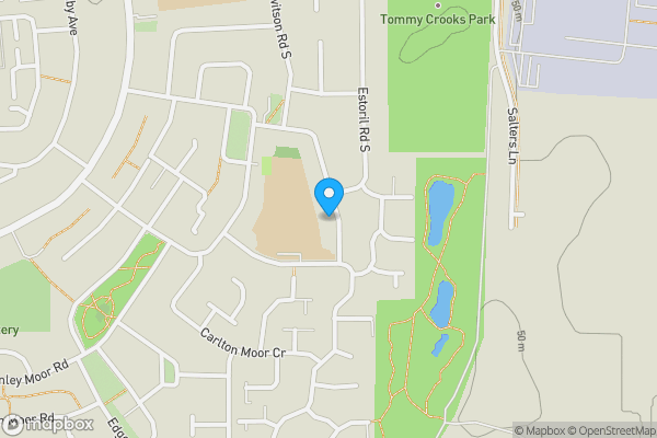Map location for 50 Firthmoor Crescent, Darlington, Cleveland DL1 4SL