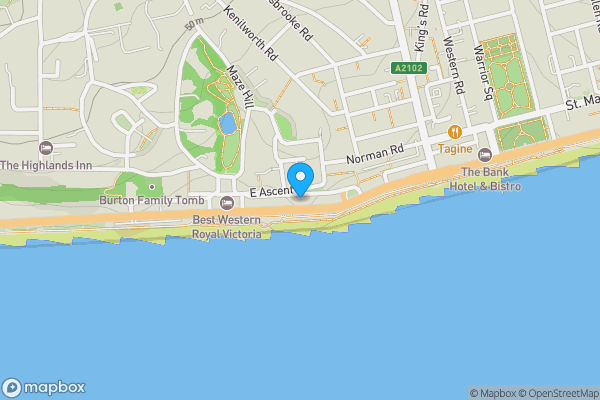 Map location for 139 Marina, St. Leonards-On-Sea, East Sussex, TN38 0BT
