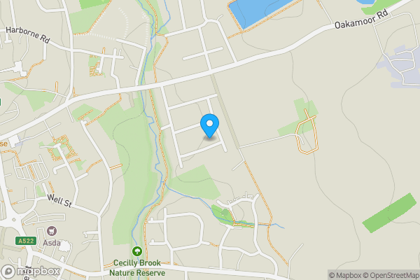 Map location for 13 Oulton Road, Cheadle, Stoke-On-Trent, Staffordshire ST10 1DB
