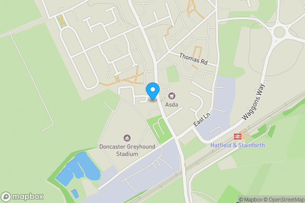 Map location for Spiritualist Church on Station Road, Doncaster, South Yorkshire, DN7 5QA