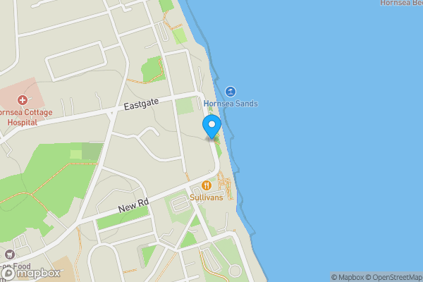 Map location for Promenade Rest Home, Marine Drive, Hornsea, North Humberside, HU18 1NJ