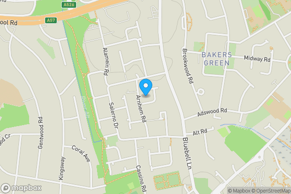 Map location for Slim Road, LIVERPOOL, Merseyside, L36 7TL