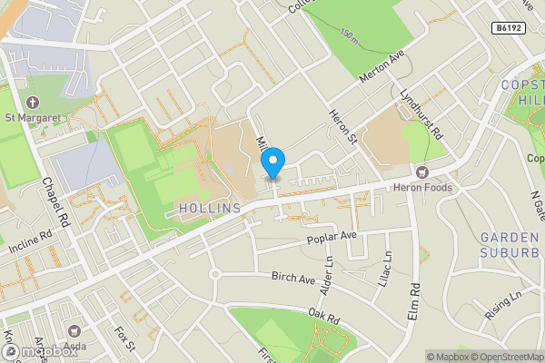 Map location for Land and Buildings On Mill Gate, Oldham, OL8 4JU