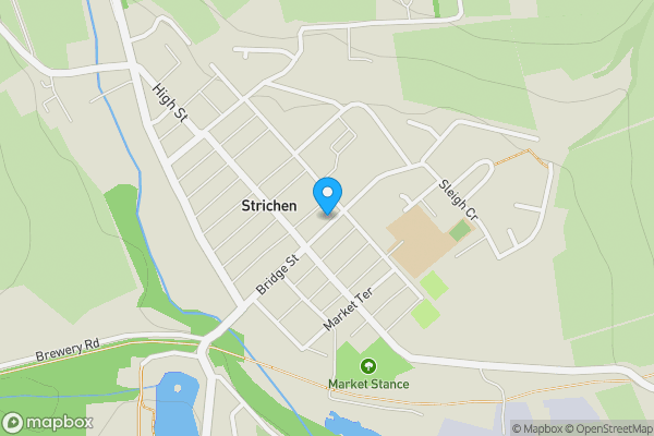 Map location for 32 Bridge Street, Strichen, Fraserburgh, Aberdeenshire AB43 6SS