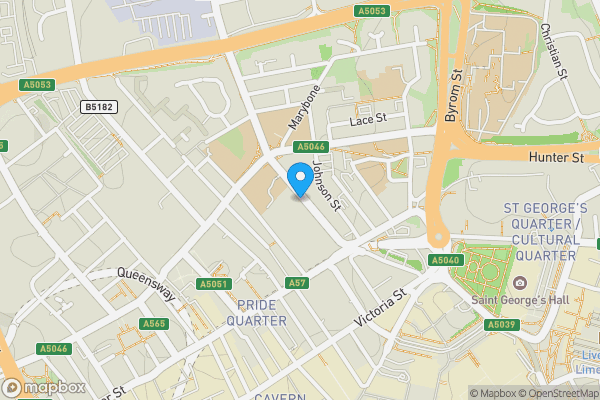 Map location for Apartment 312, 15 Hatton Garden, Liverpool, Merseyside, L3 2HB L3 2HB