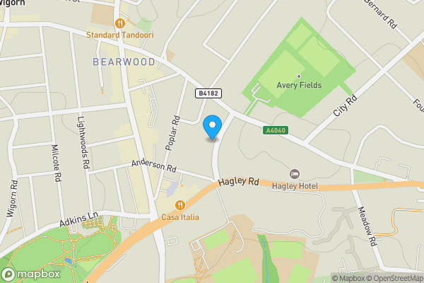 Map location for 18 Barnsley Road, Edgbaston, Birmingham, West Midlands, B17 8ED