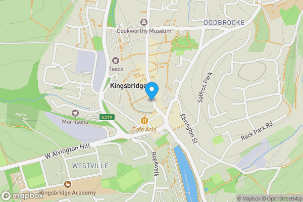 Map location for The General Store, 20 Fore Street, Kingsbridge, TQ7 1NZ