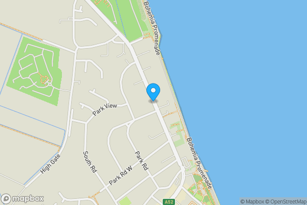 Map location for Site of Beach Huts Trusthorpe Road, Mablethorpe, Lincolnshire, LN12 2LT