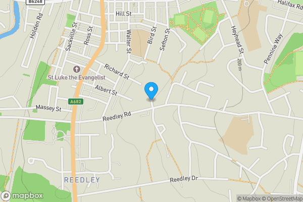 Map location for Land at Borrowdale Close, Burnley, Lancashire BB10 2QL