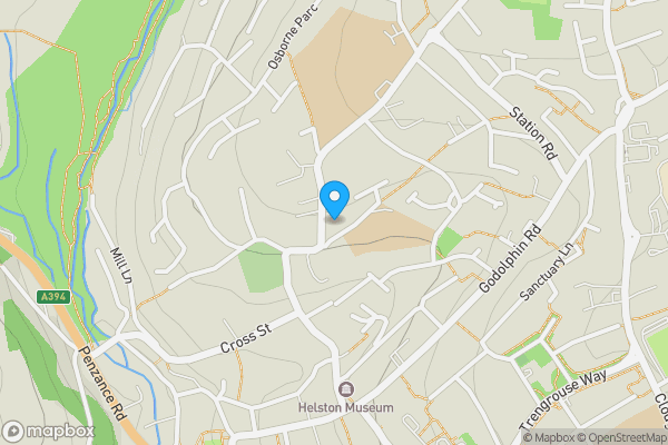 Map location for The Gables, 14 Church Hill, Helston, Cornwall TR13 8NW