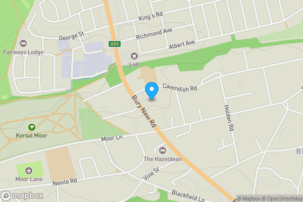 Map location for Flat 6, Moorhill Court, 494 Bury New Road, Salford, Greater Manchester, M7 4WN