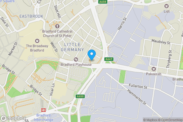 Map location for 101 The Gatehaus, Leeds Road, Bradford, West Yorkshire, BD1 5BQ