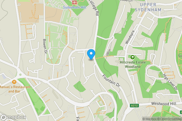 Map location for 126 College Road, Dulwich, London, SE19 1XD