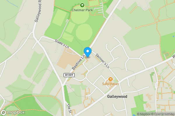 Map location for 5 Glebe View, Galleywood, Chelmsford, Essex, CM2 8PZ