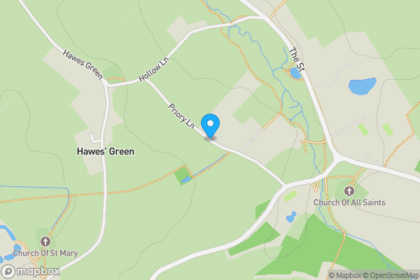 Map location for Vanessa, Priory Lane, Shotesham St. Mary, Norwich, Norfolk, NR15 1YH