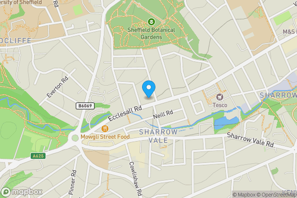 Map location for The Lost & Found 516 Ecclesall Road and 1-3 Dover Road Sheffield South Yorkshire S11 8PY