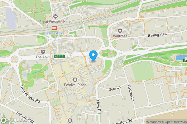 Map location for Flat 820, Churchill Place, Churchill Way, Basingstoke RG21 7AA
