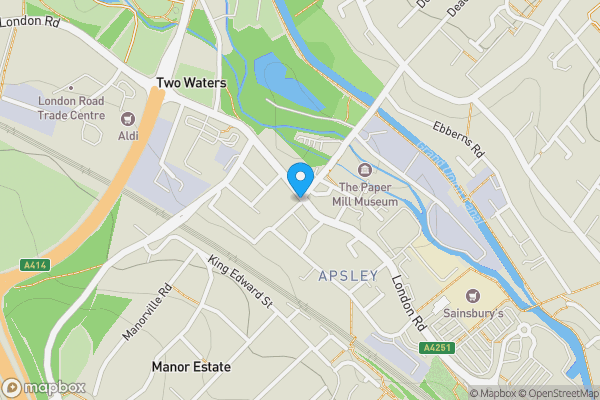 Map location for 193 London Road, Hemel Hempstead, HP3 9SE