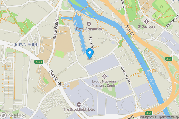 Map location for 160 Clarence House, The Boulevard, LEEDS, West Yorkshire, LS10 1LH