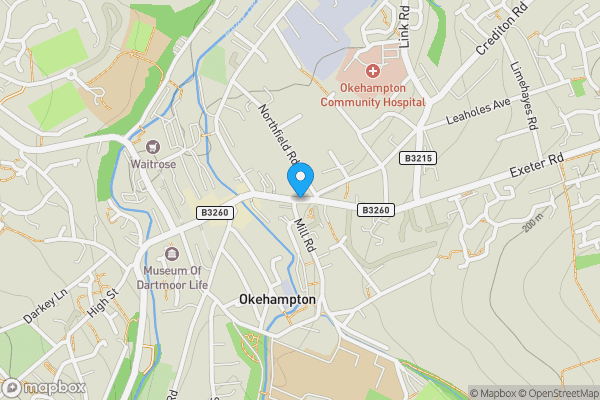 Okehampton Postcode Map 21 & 21A East Street, Okehampton EX20 1AT
