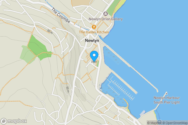 Map location for 23 The Fradgan, Newlyn, Penzance, Cornwall, TR18 5BE TR18 5BE