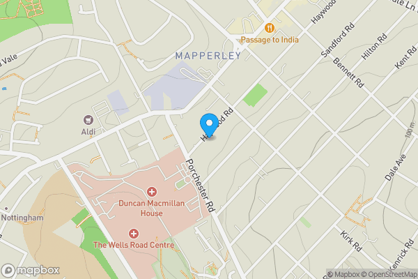 Map location for 20 Haywood Road, Mapperley, Nottingham, NG3 6AB