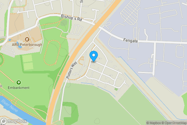 Map location for 15, Hammonds Drive, PETERBOROUGH, Cambridgeshire, PE1 5AZ