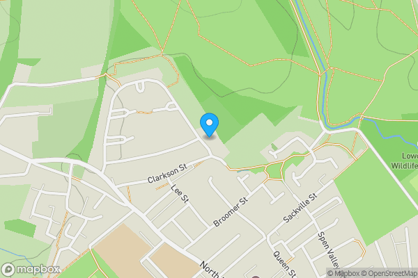 Map location for 130 Field Lane, Dewsbury, WF13 3DT