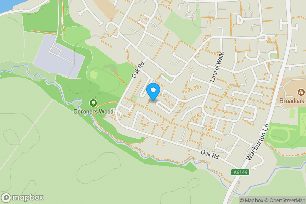 Map location for 43 Derbyshire Road, Partington, Manchester, Lancashire, M31 4LE