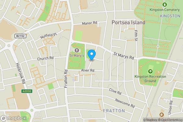 Map location for Olinda Street, Portsmouth, Hampshire, PO1 5HP