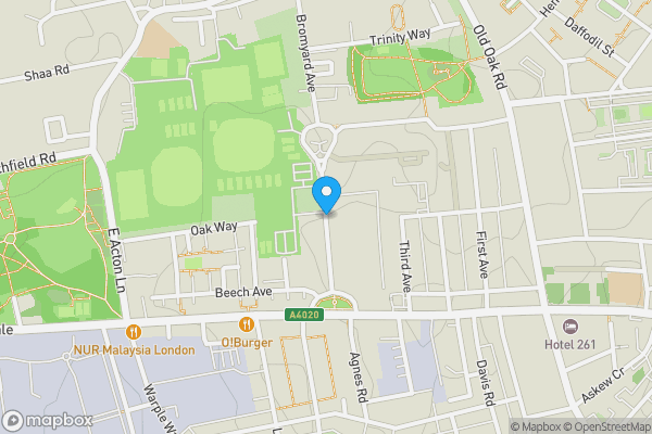 Map location for 38 Bromyard House, Bromyard Avenue, East Acton, London, W3 7BE