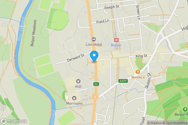 Map location for Leaders, 4 Chapel Street, Belper, Derbyshire DE56 1AR