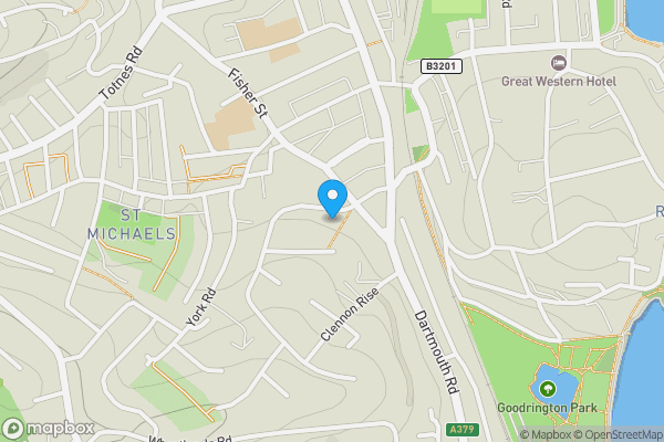 Map location for 5 Osney Crescent, Paignton, TQ4 5EY