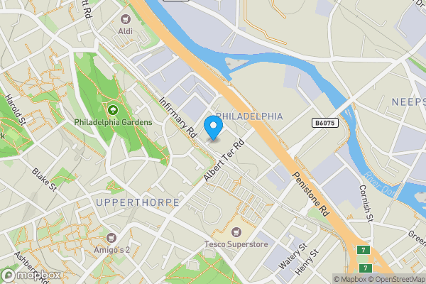 Map location for Oakwood House, 140 Infirmary Road, Sheffield, South Yorkshire, S6 3DH