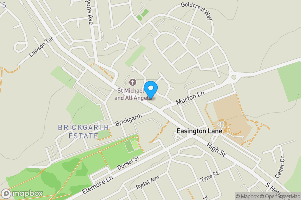 Map location for 95 High Street, Easington Lane, Houghton le Spring, DH5 0JR