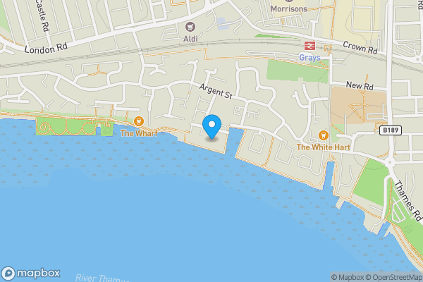 Map location for 48 Lewes Close, Grays, RM17 6QG