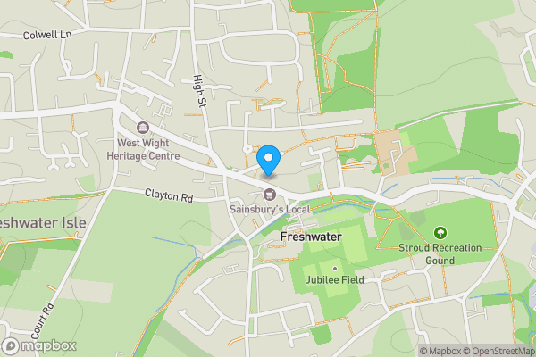 Map location for Freshwater House, 15 School Green Road, Freshwater, Isle of Wight, PO40 9AJ