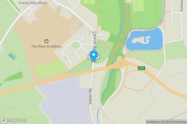 Map location for Land at Church Road, Lydney, Gloucestershire, GL15 5TH