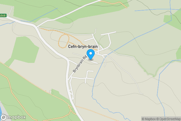 Map location for Brynawelon Road, Cwmllynfell, Swansea, West Glamorgan, SA9 2WG