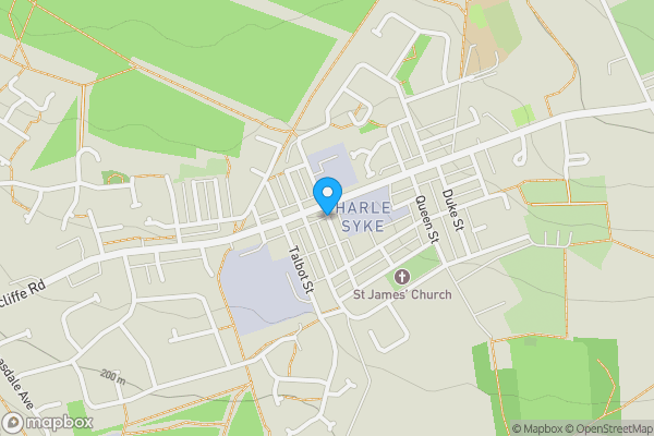 Map location for Townley Street, Burnley, Lancashire, BB10 2HS