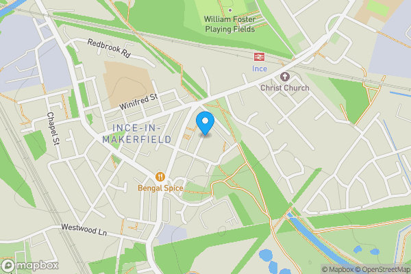 Map location for 11 Violet Street, Ince, Wigan, WN3 4QS